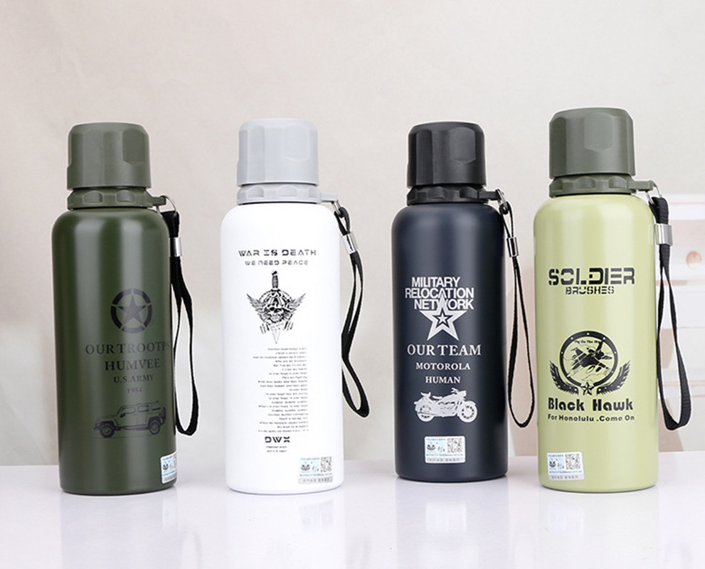 500ML Vacuum Stainless Steel Bottle, custom water bottle with logo imprint 2