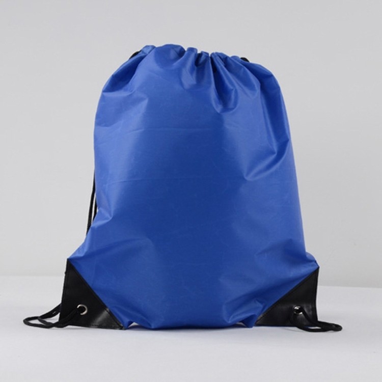 Drawstring Bag With Leather Reinforcement Black Trim At Bott 2