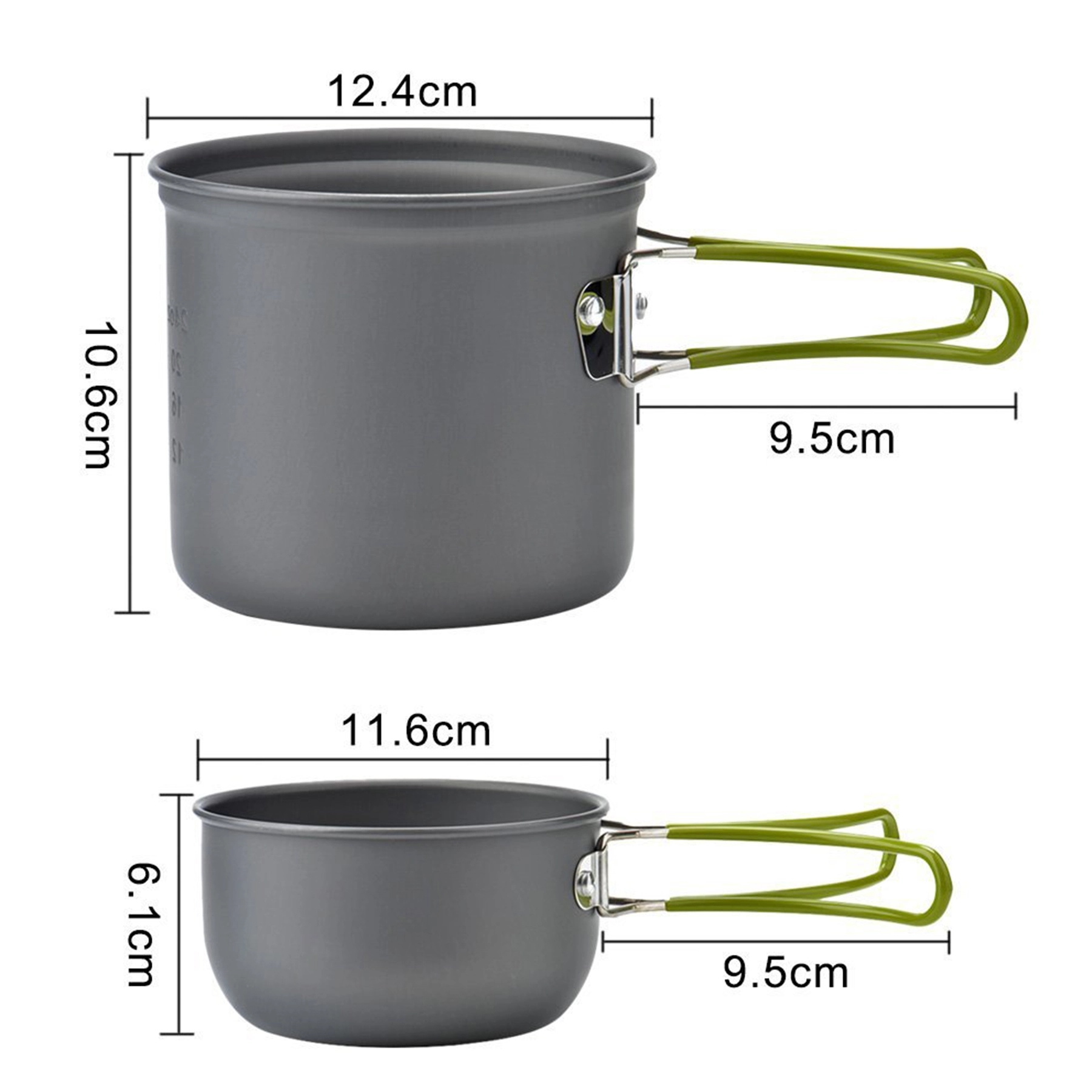 Outdoor Portable Camping Pot Set 3