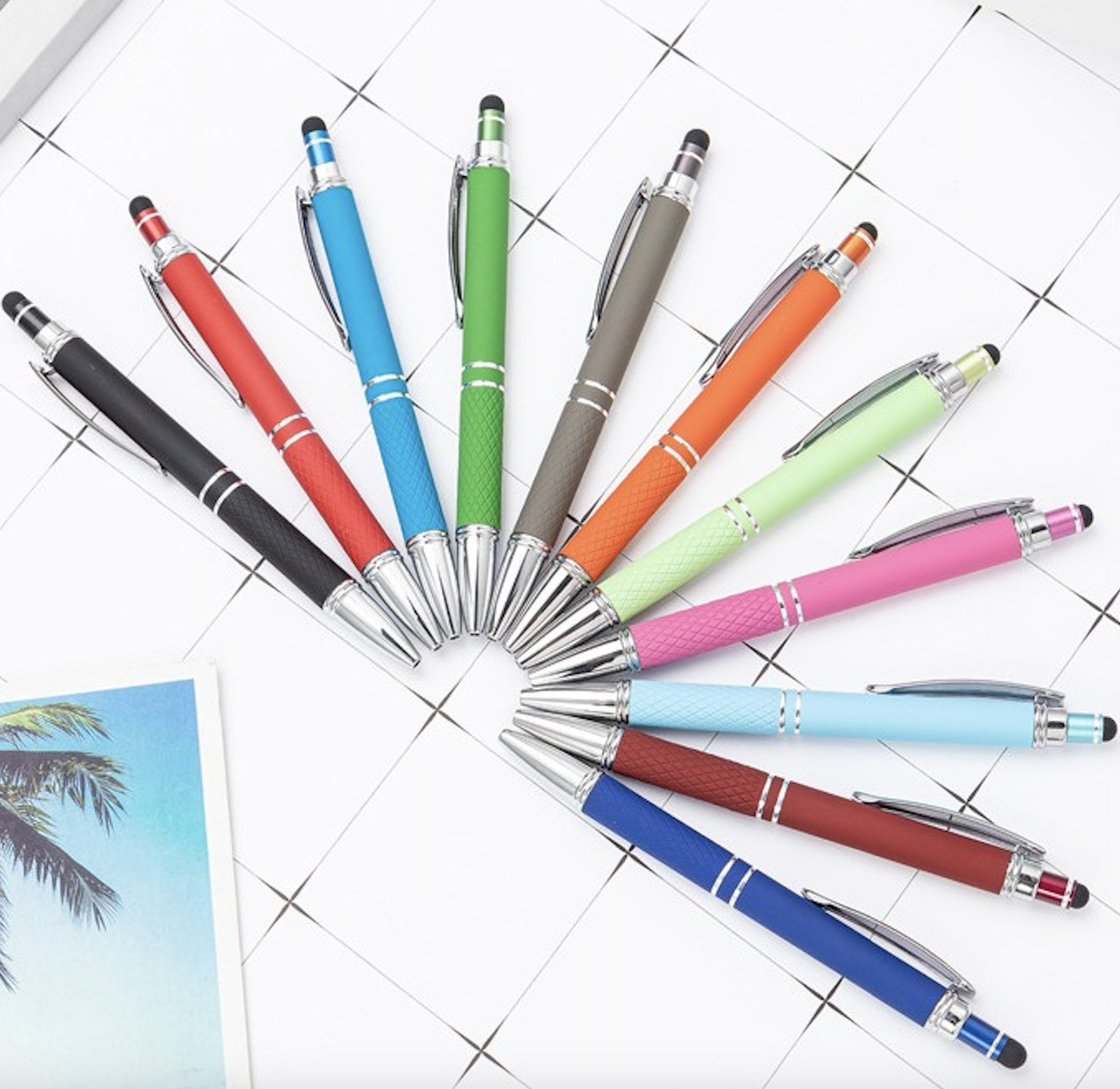 Custom Skinny Stylus Ballpoint Pen 2
