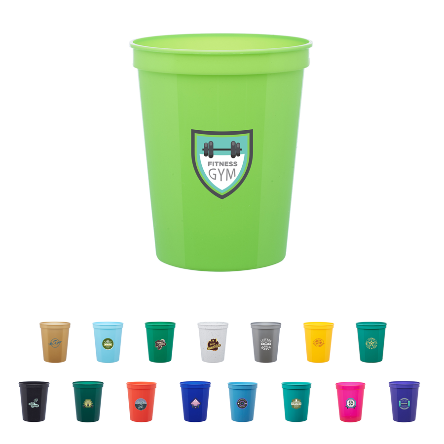 Reusable Plastic Stadium Cups 16 oz. 16