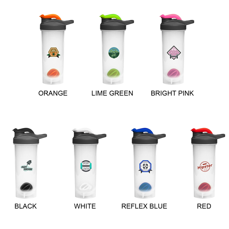 Plastic Shake and Mix Bottles 24 oz. 5