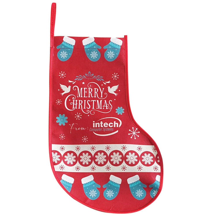 Custom Christmas Stocking With Colored Trim 7