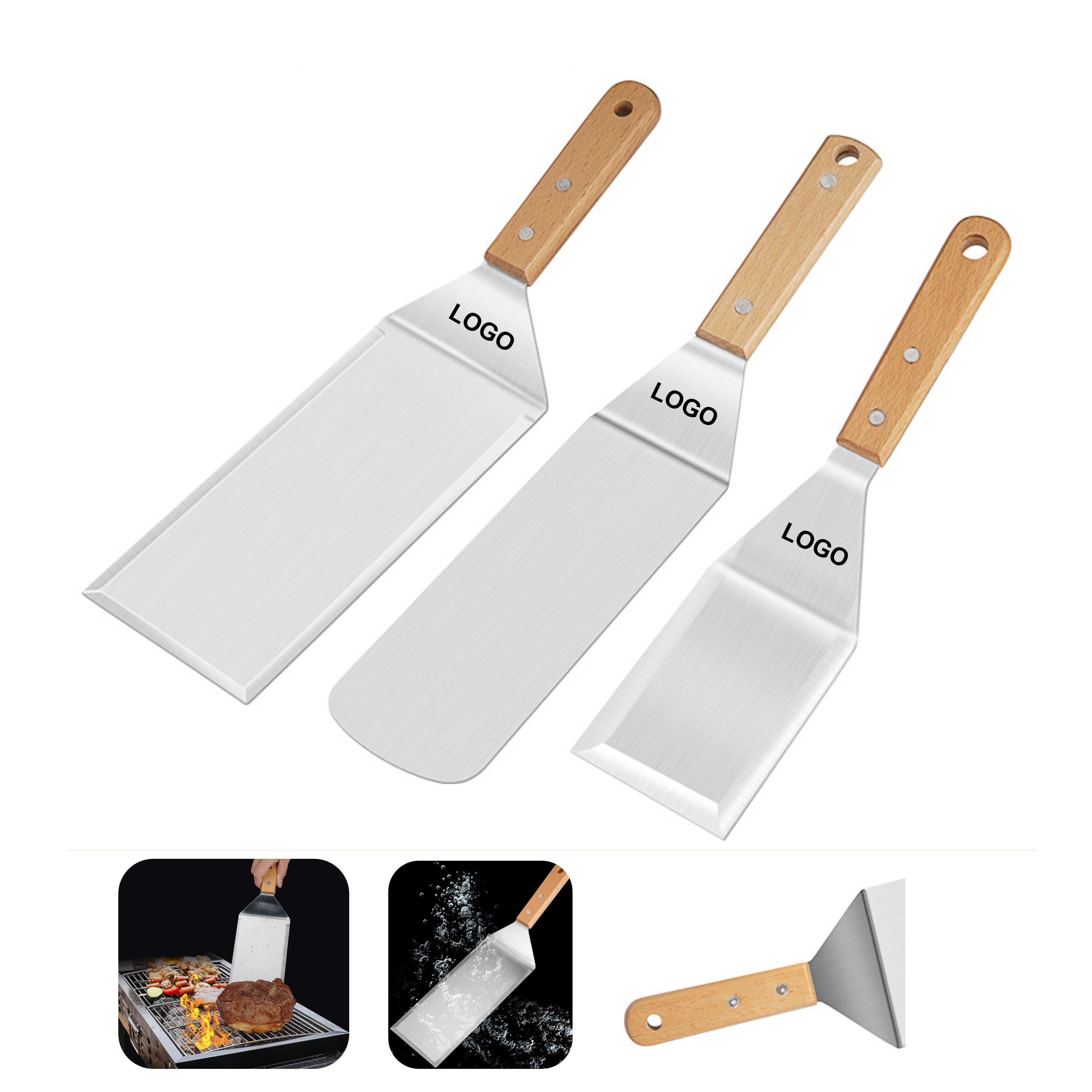 3pcs Grill Spatula Set (direct import) 2