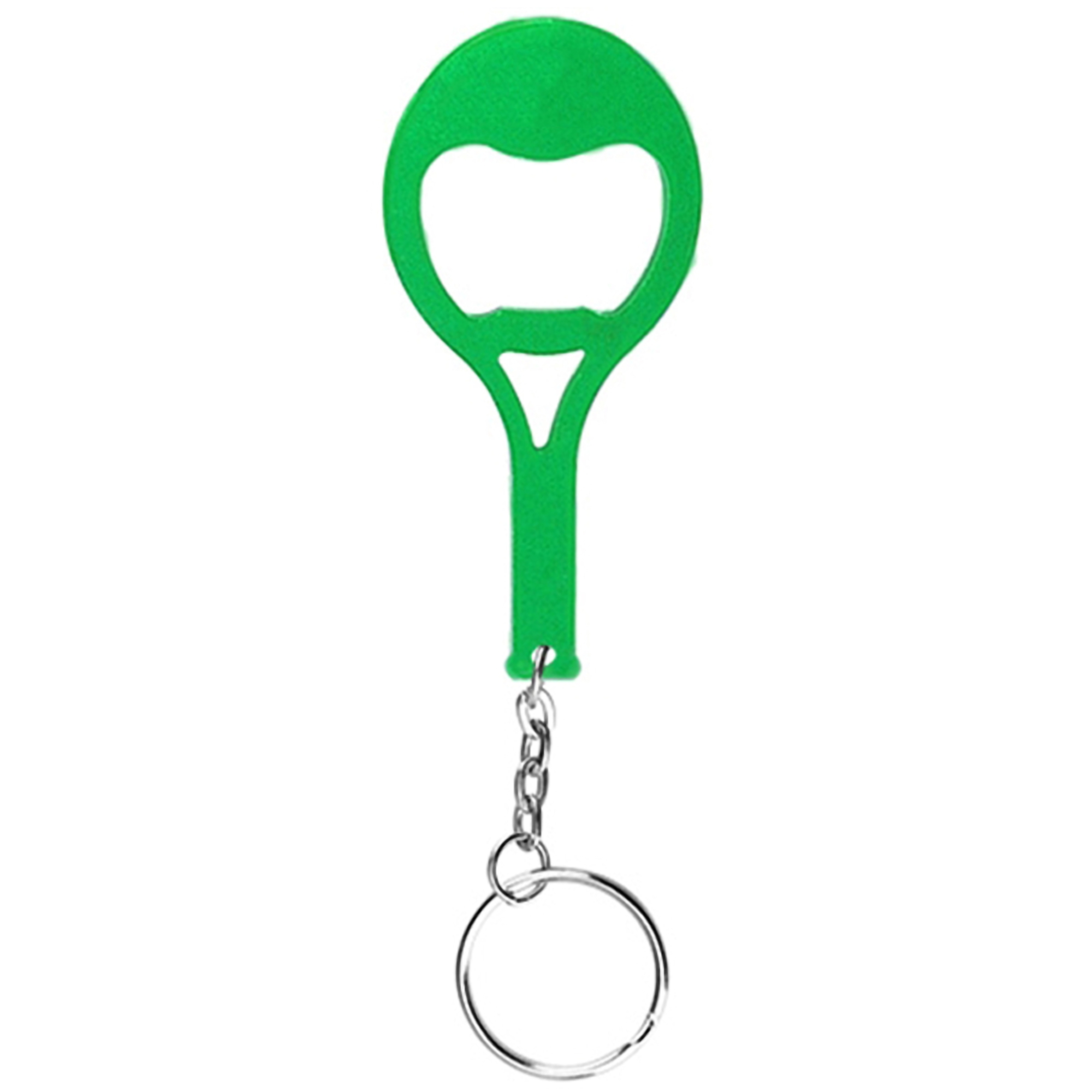 Tennis Racket Shaped Bottle Opener w/Keyring 2
