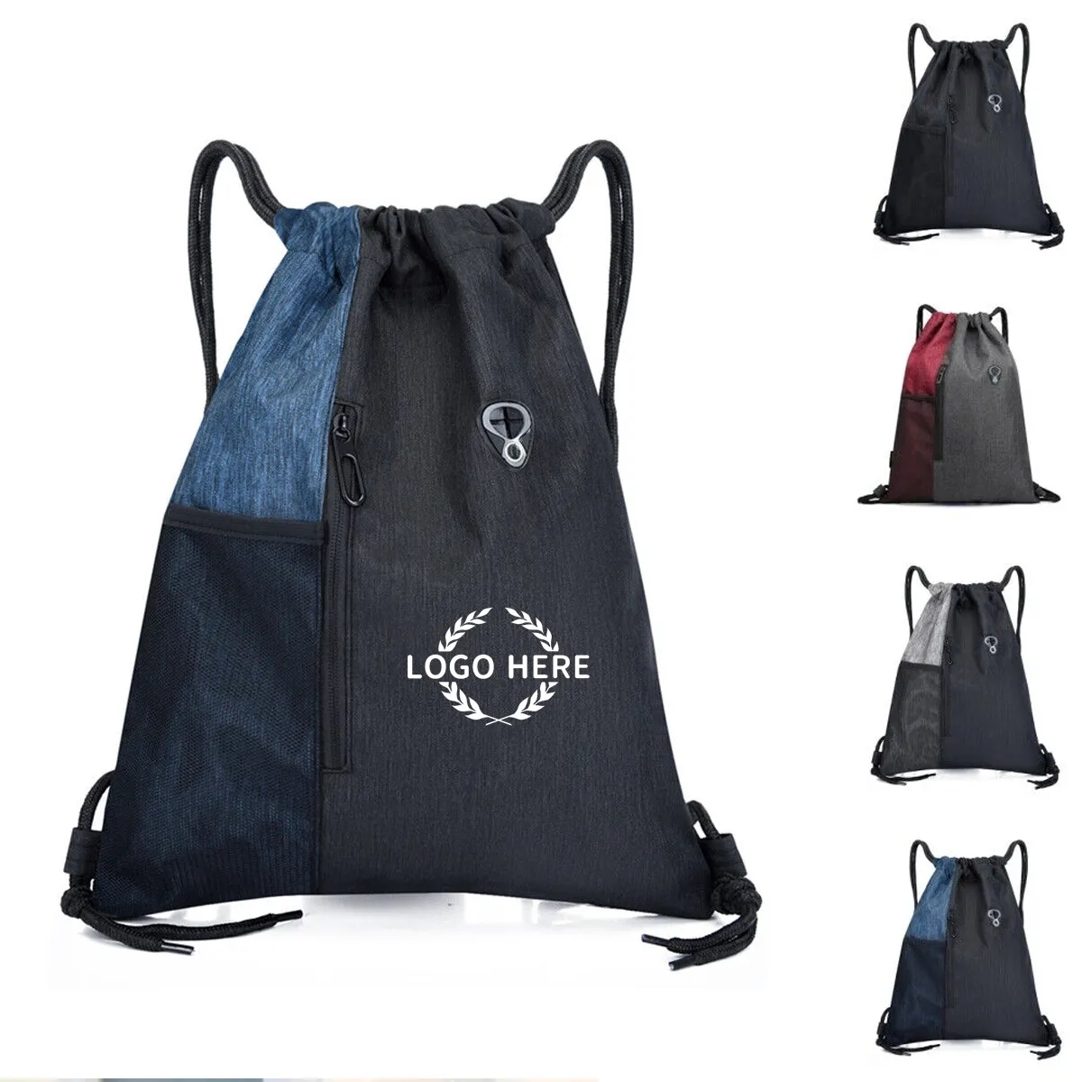 Lightweight Drawstring Backpack 1