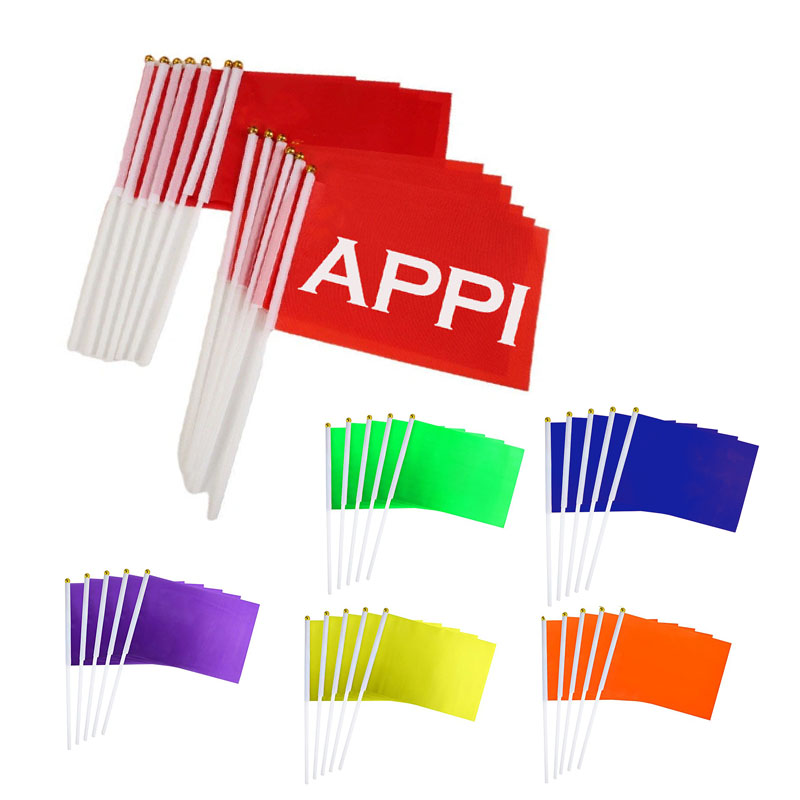 Custom Hand Held Stick Flags 6