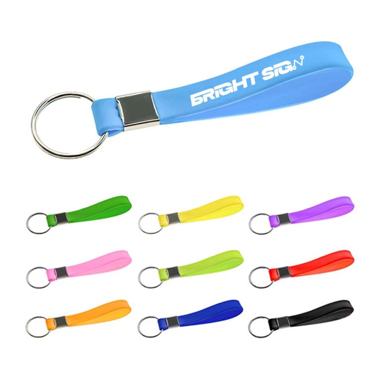 Silicone Key Ring Band Keychain 2