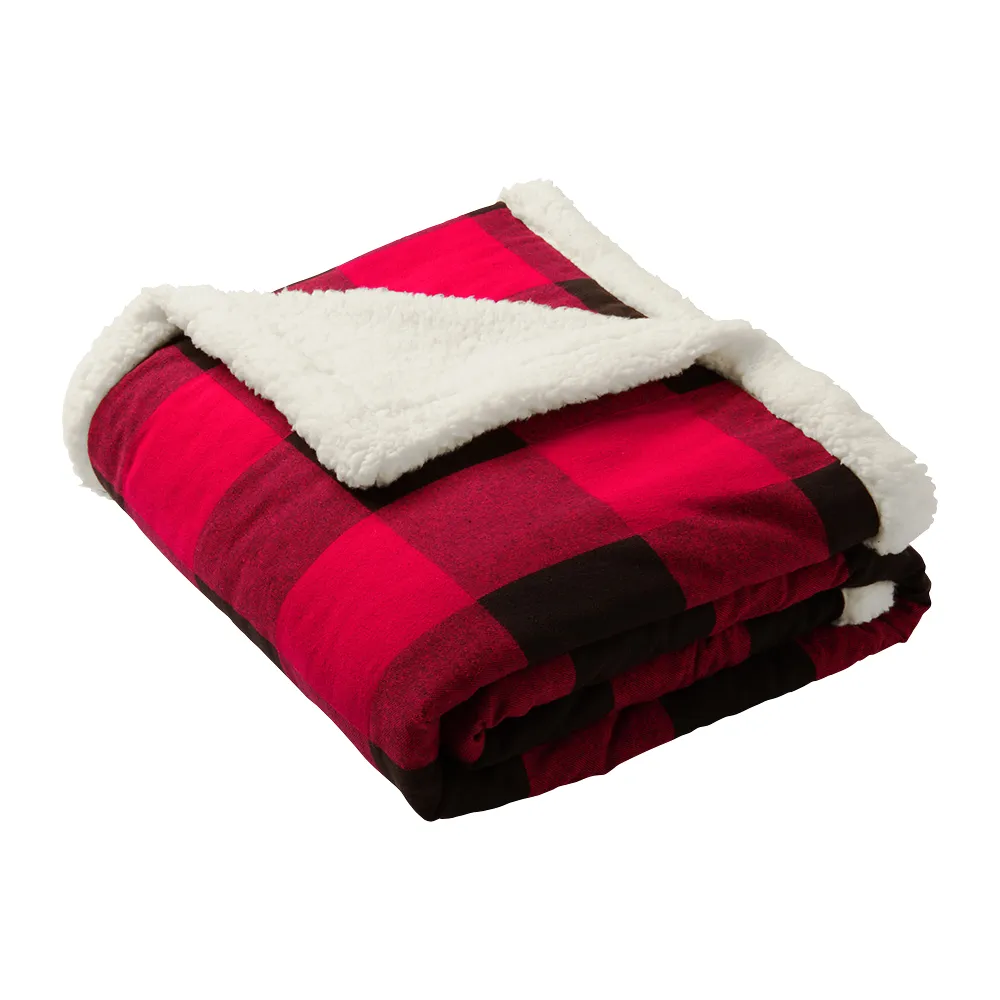 Port Authority Flannel Sherpa Blanket 7
