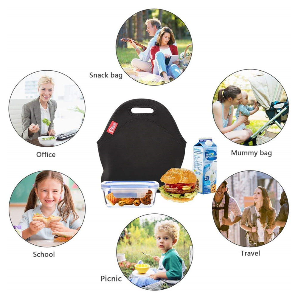 Neoprene Lunch Bag With Strap 5
