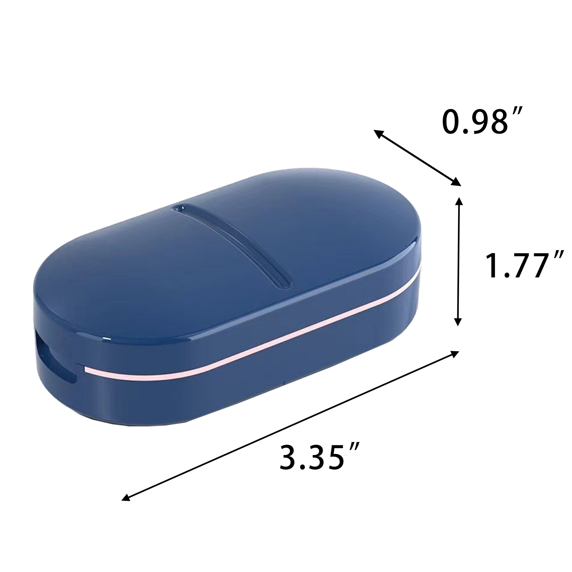 Branded Daily Pill Travel Case 2