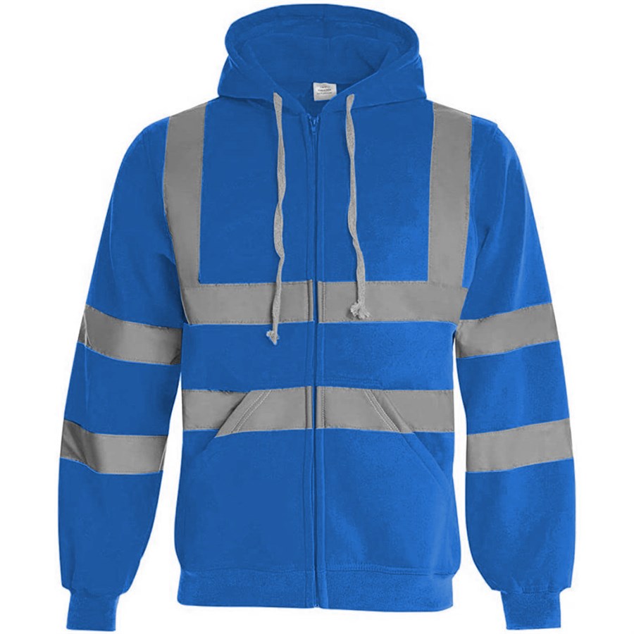 VISIPRO Reflective Safety Full-Zip Hoodie with Bands & Brace 18