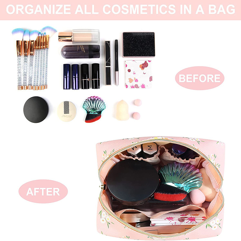 PU Leather Travel Cosmetic Bag 11