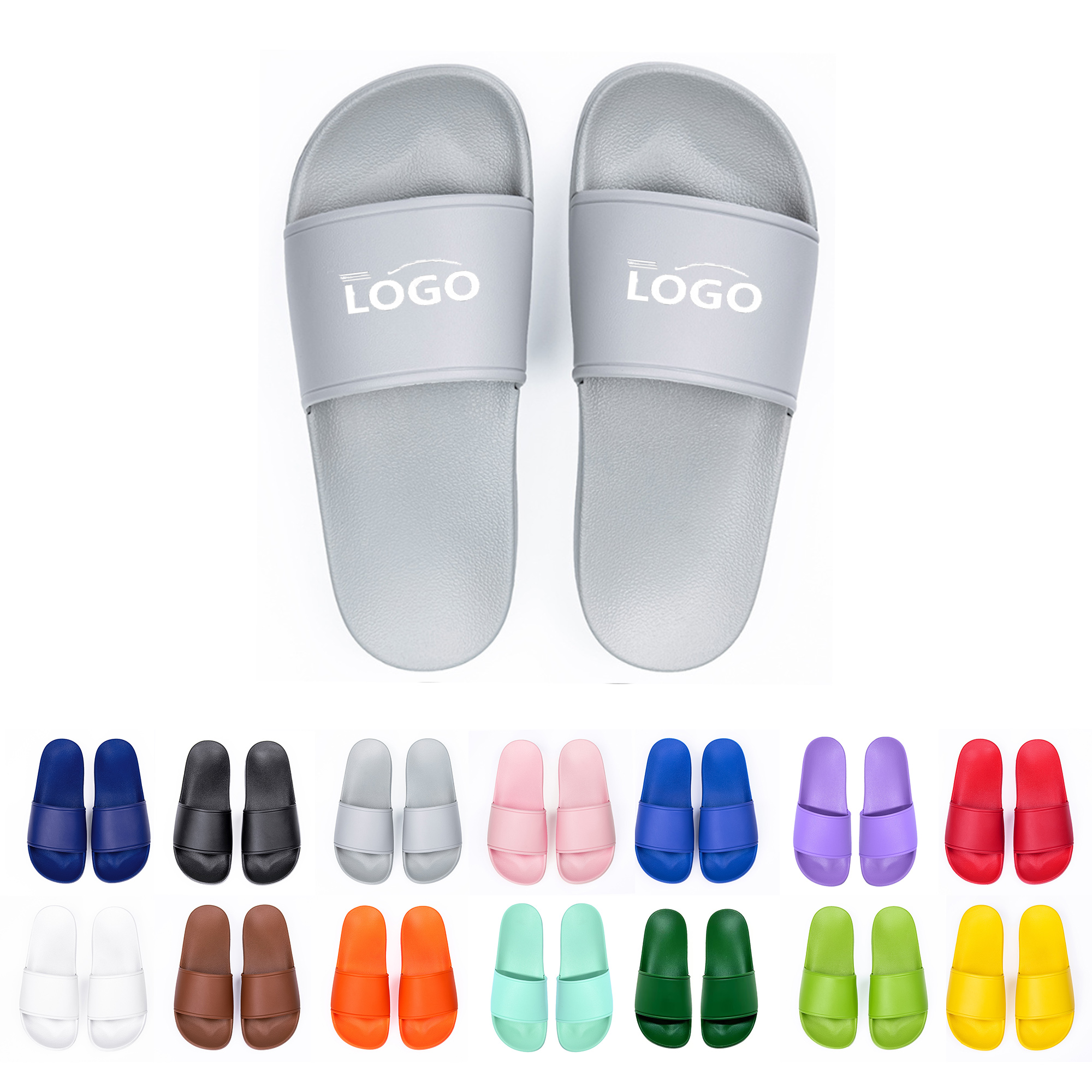 Summer PVC Slippers Non-Slip Size 10 4