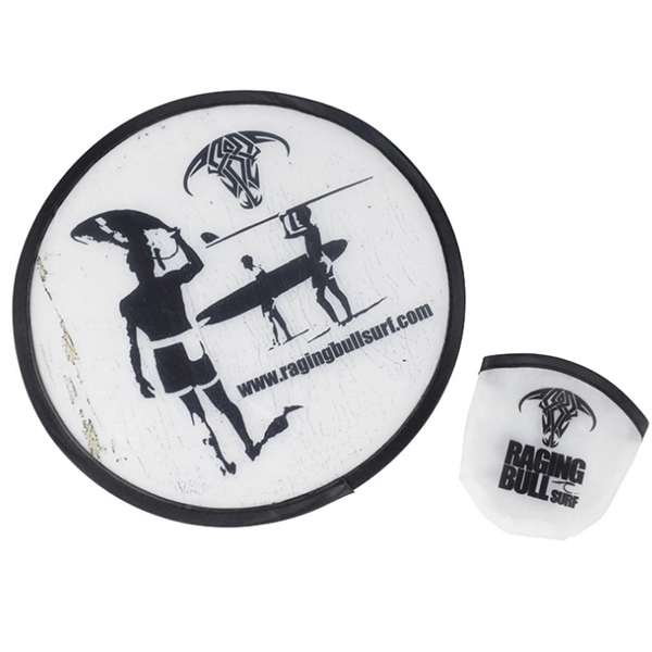 Full Color Collapsible Flying Disc with Pouch 4