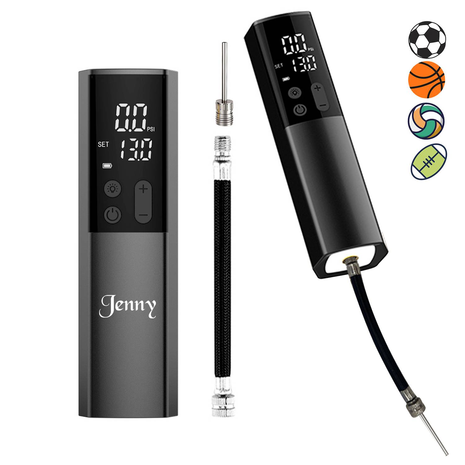 Rechargeable Electric Ball Pump with Digital Display 2