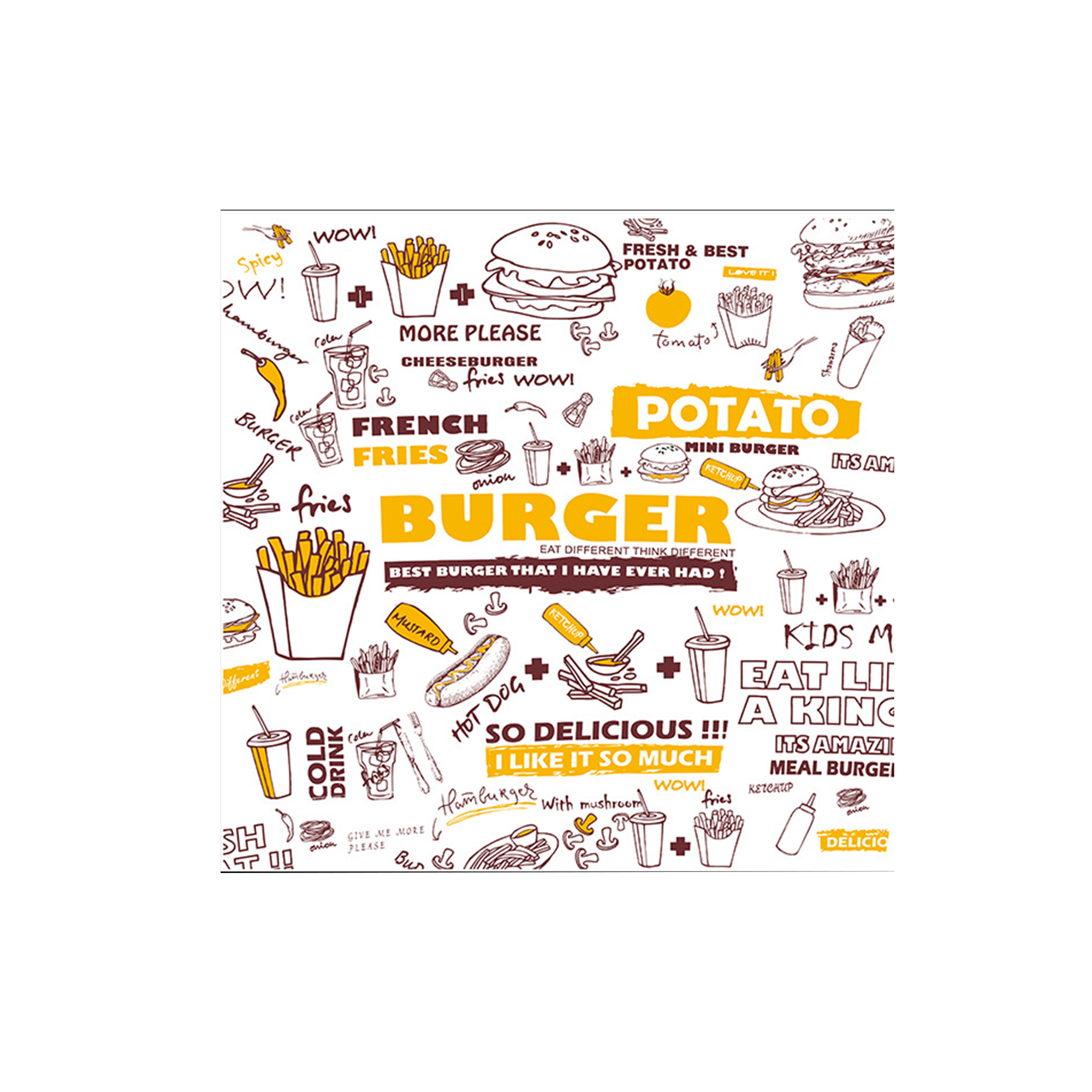 Anti-Oil Burger Packaging Paper 5