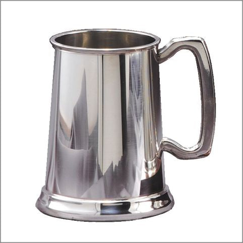 19 Oz Clear Bottom Pewter Tankard 2