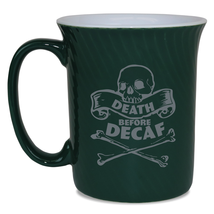 17 Oz. Ripple Ceramic Coffee Mug-Closeout 7
