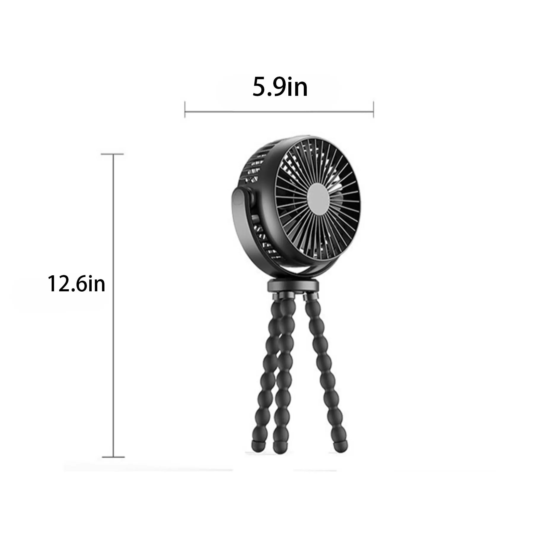 Mini Portable Stroller Fan 6