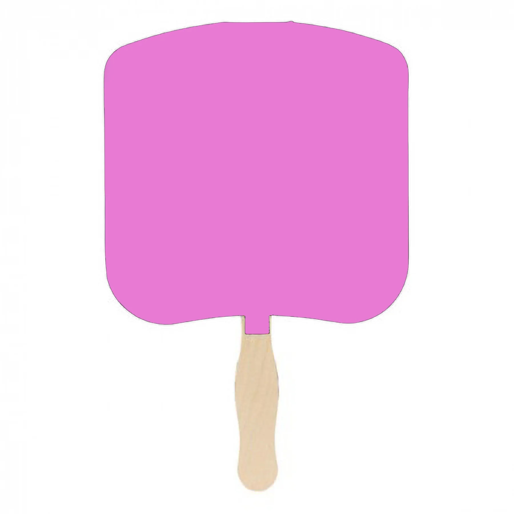 Custom Printed Sandwich Bread Slice Hand Fan 2