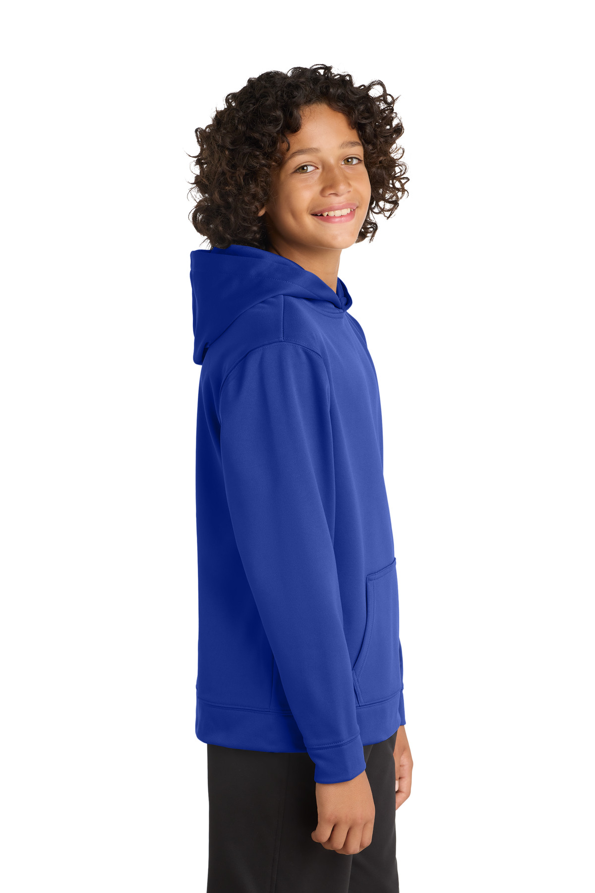 Sport-Tek Youth Sport-Wick Fleece Hooded Pullover. YST244 45