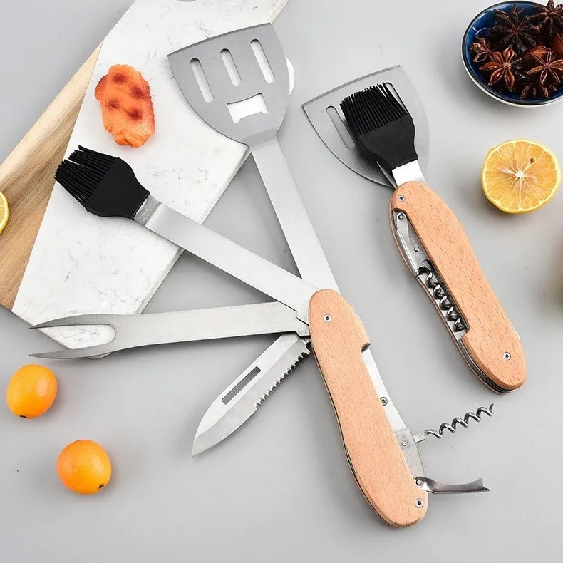 5 In 1 BBQ Grill Tool Set 1