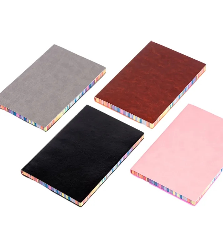 2025 A5 Soft Face Thickened Rainbow Edge Notebook 1