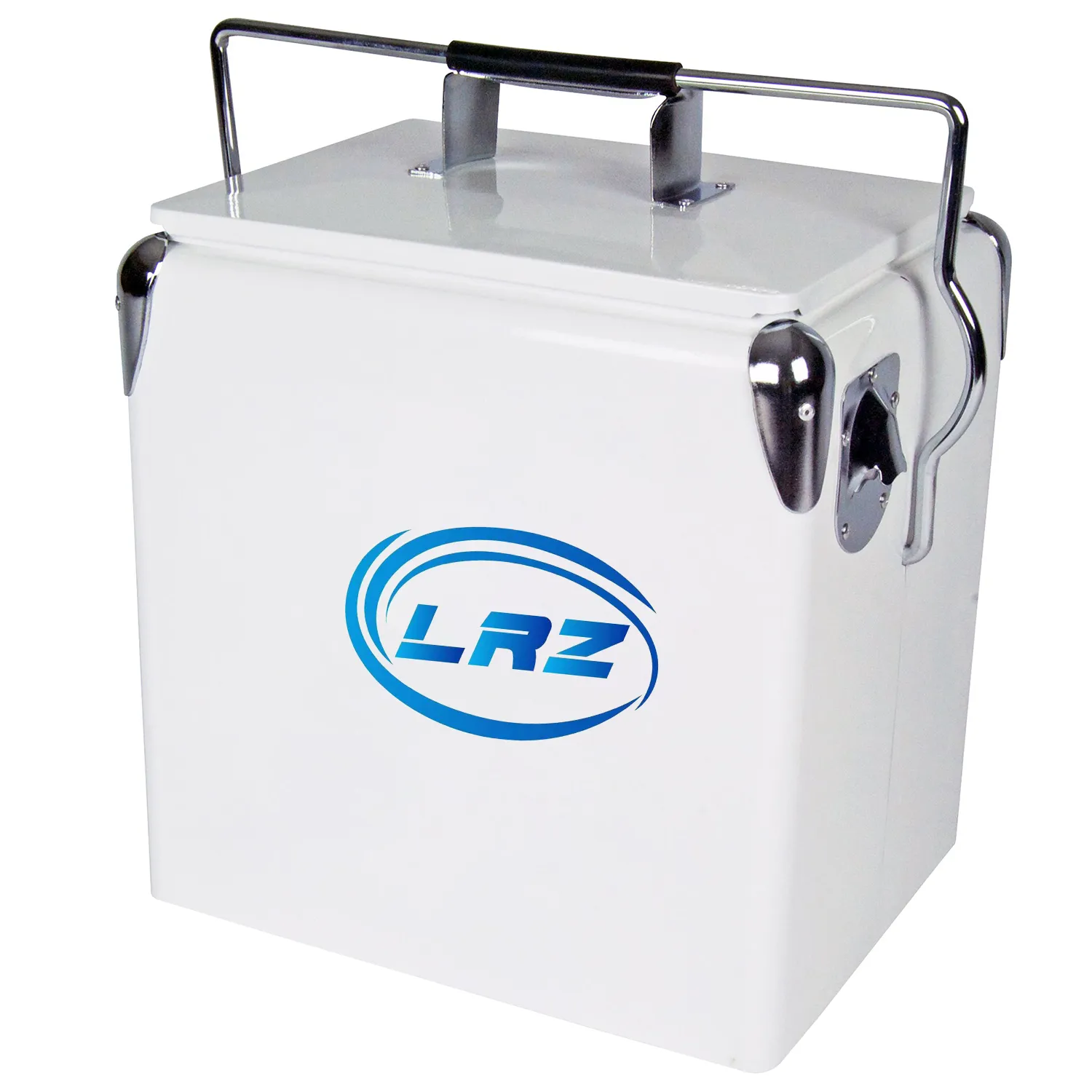 Light Retro Ice Chest Cooler with Bottle Opener 13L 2