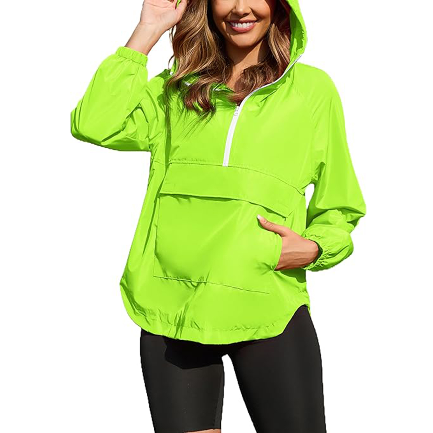 Women Packable Waterproof Lightweight Jacket 7
