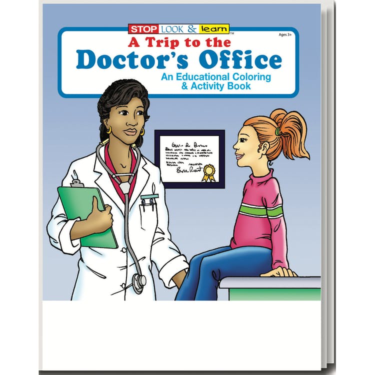 A Trip to the Doctor's Office Coloring Books - Ages 3-11 8" x 10.5" 2