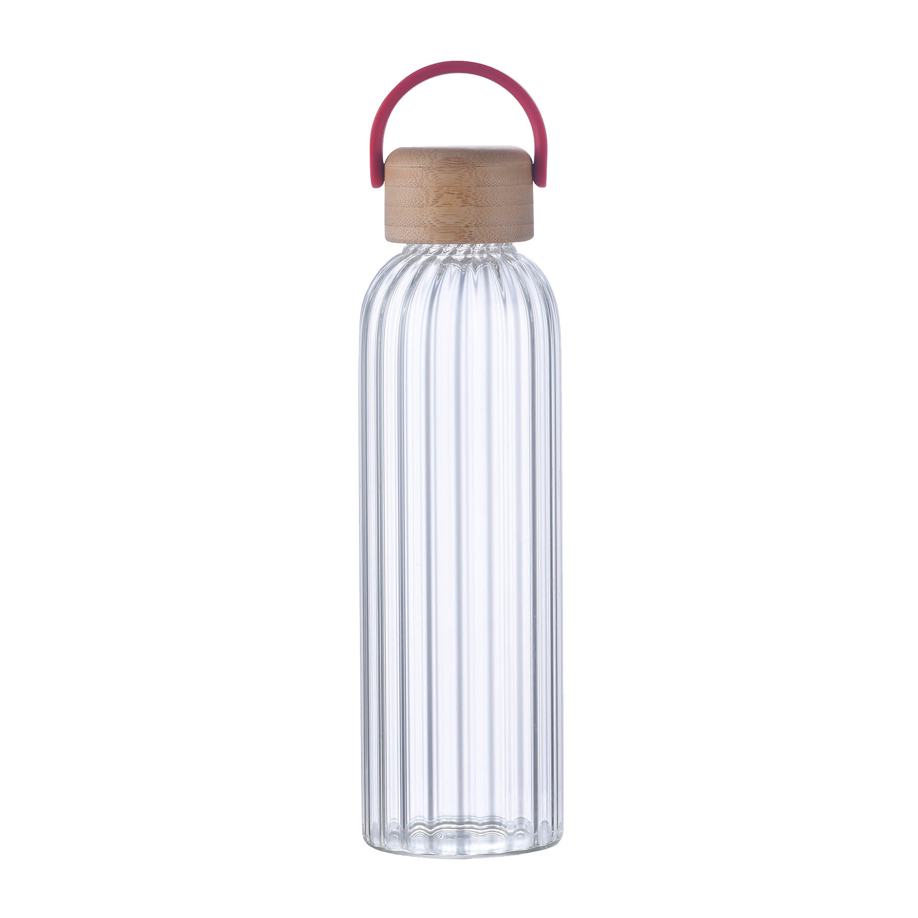 21oz. Carry Bamboo Lid Glass Bottle 8
