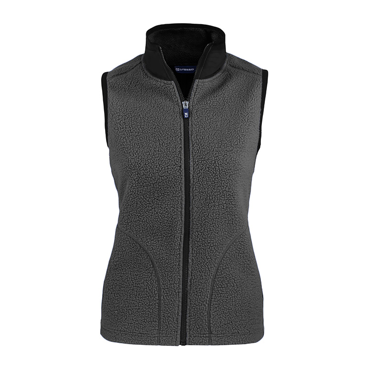 Cutter and Buck Ladies Cascade Eco Sherpa Fleece Vest 6