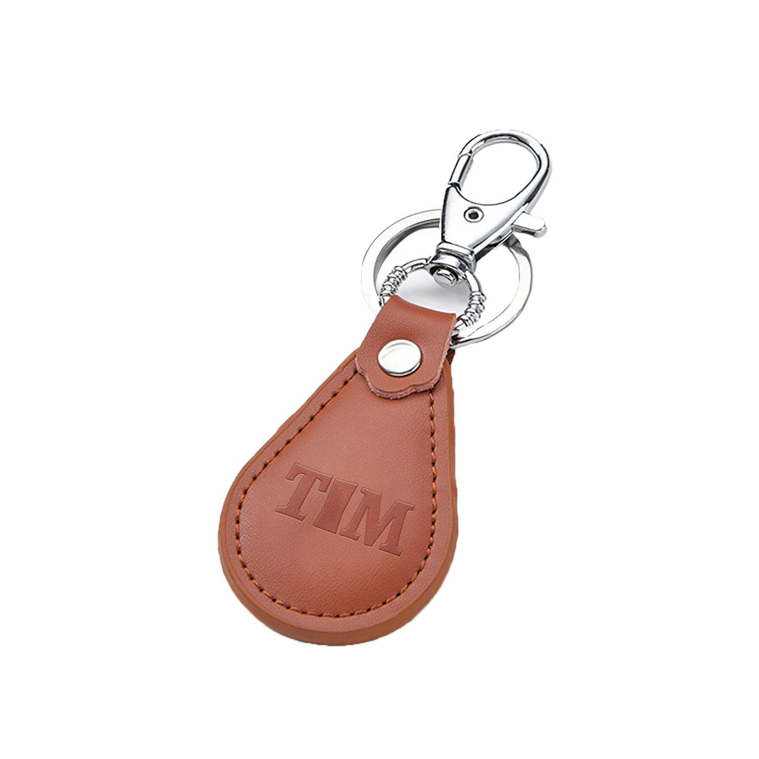 Custom PU Leather Keychain 1