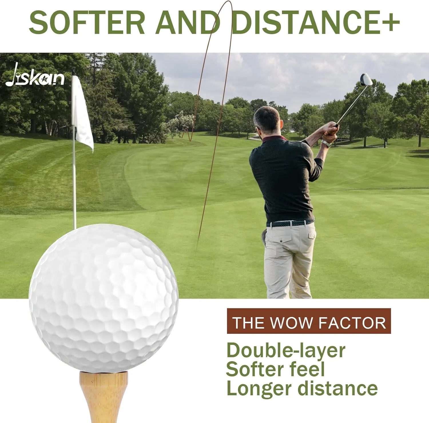Golf Accessories Set With PU Leather Bag 5