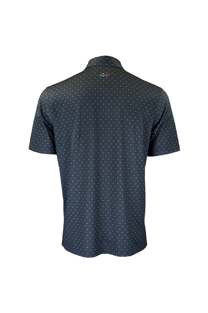 Greg Norman Micro Pique Spinner Print Polo 5