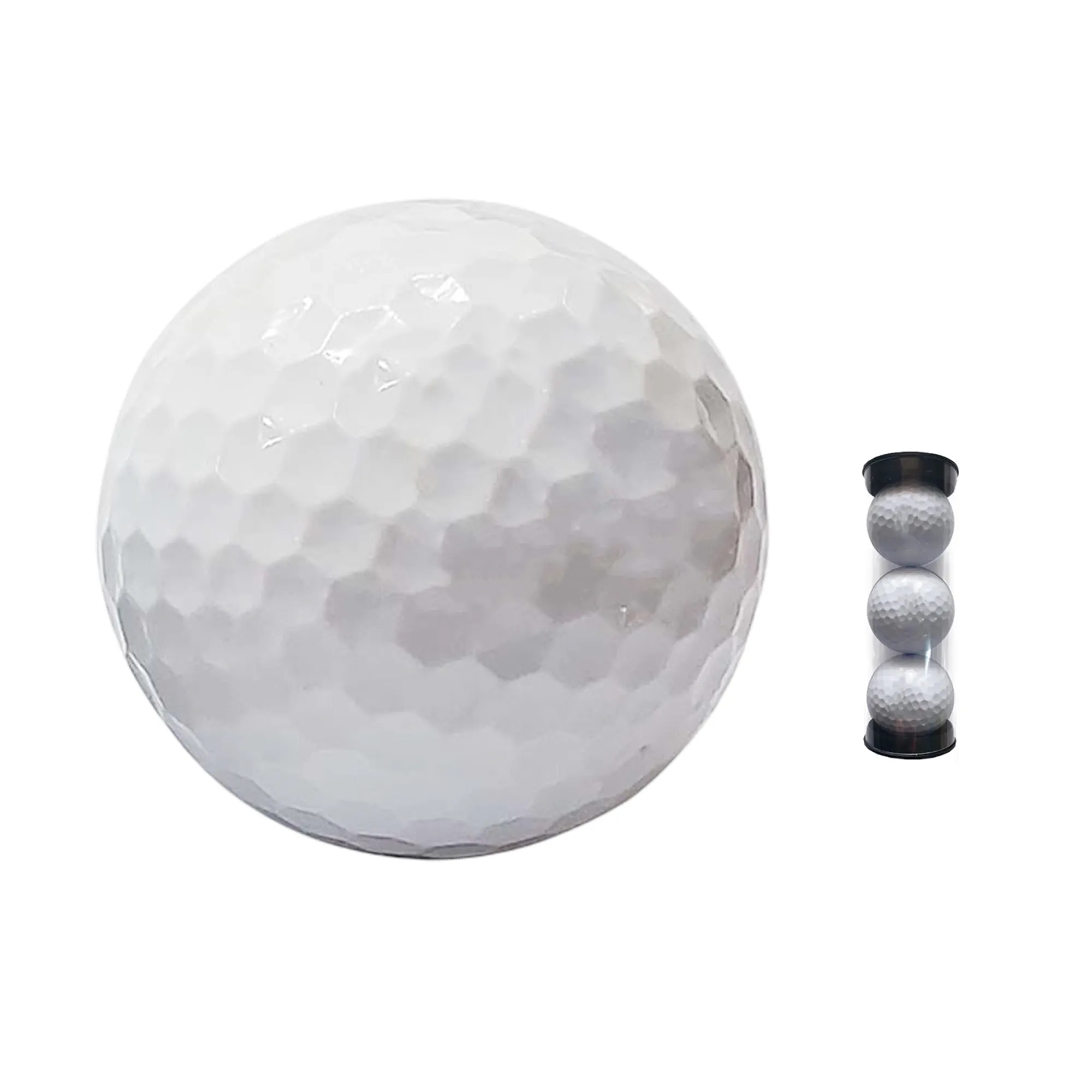 Three Golf Balls in Tube Pack 3