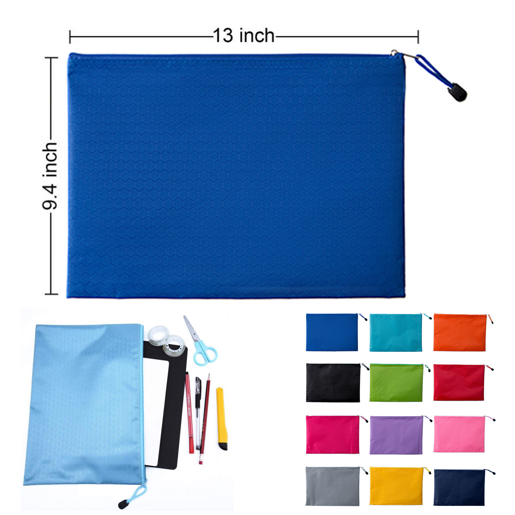 Waterproof Zipper A4 File Bag 1