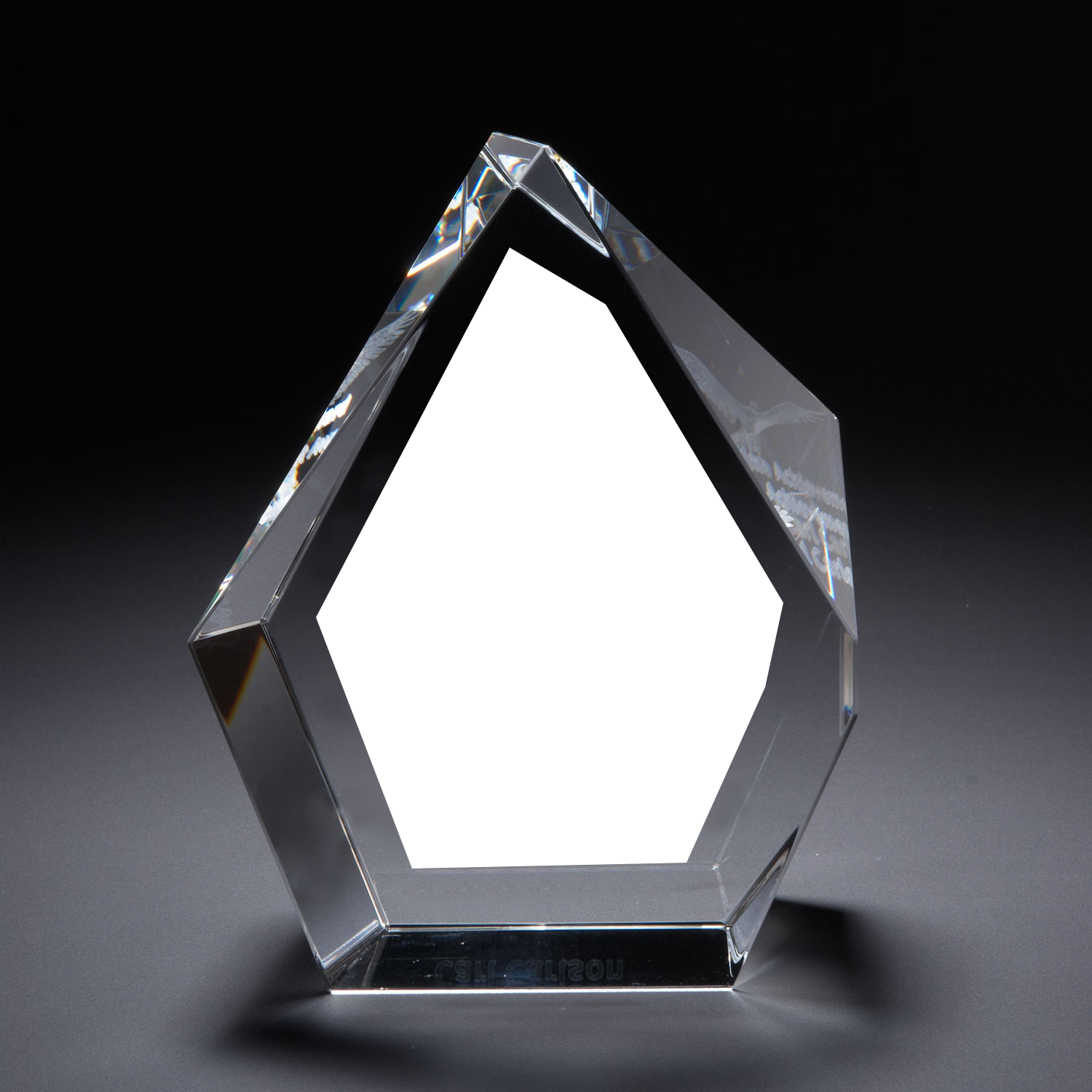 3D Crystal Maximo Large Award 3