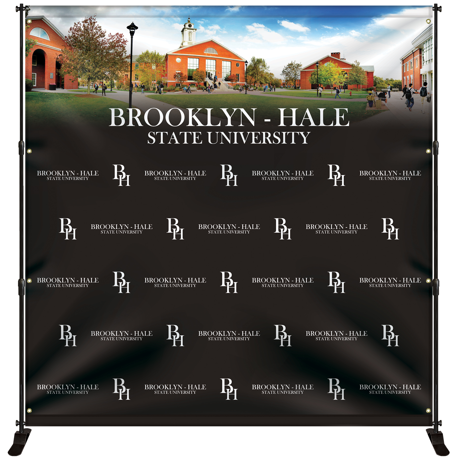 Premium 8' x 8' Backdrop Banner Kit 2
