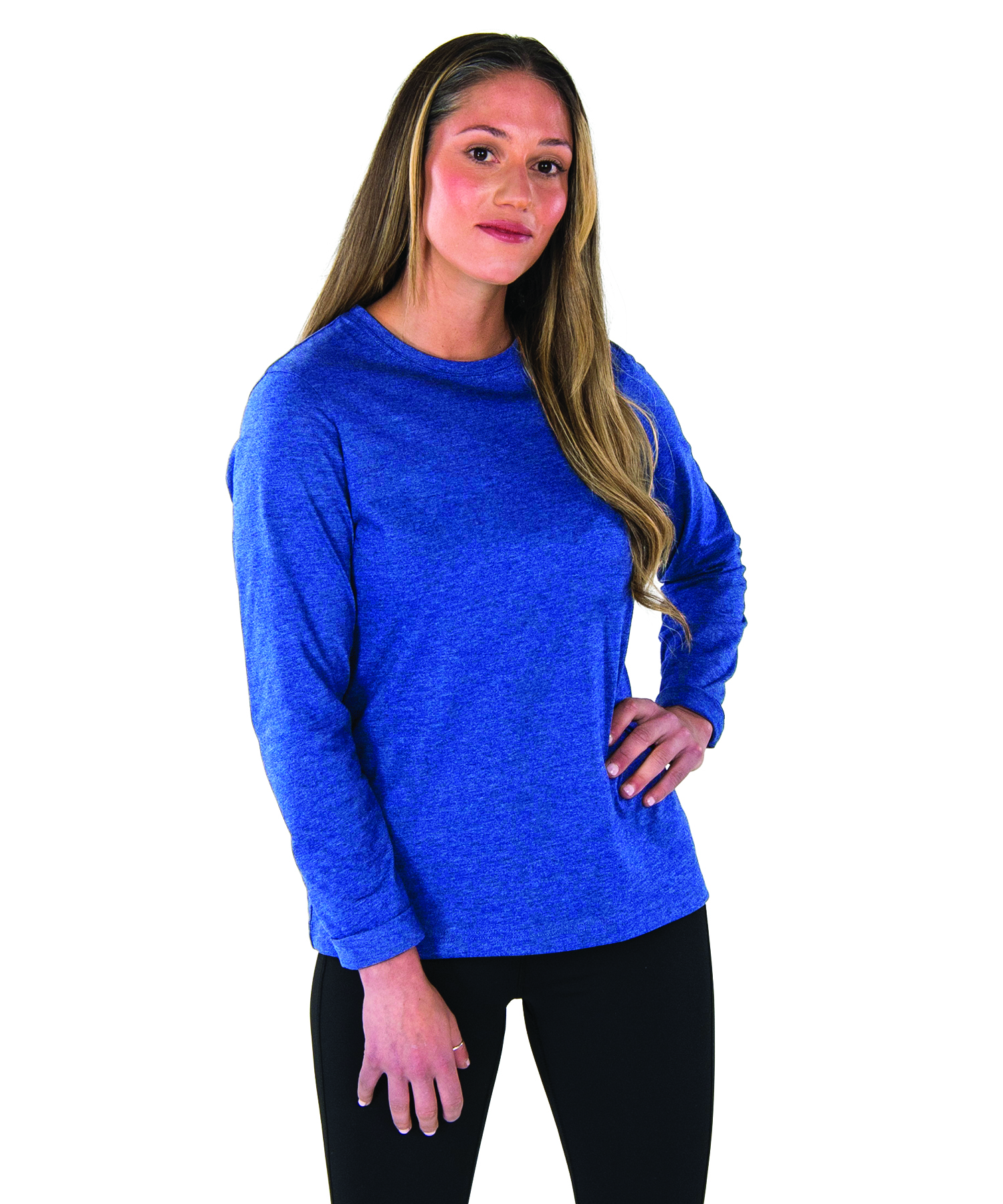 Women's Comfort-Core Long-Sleeve Crew 55