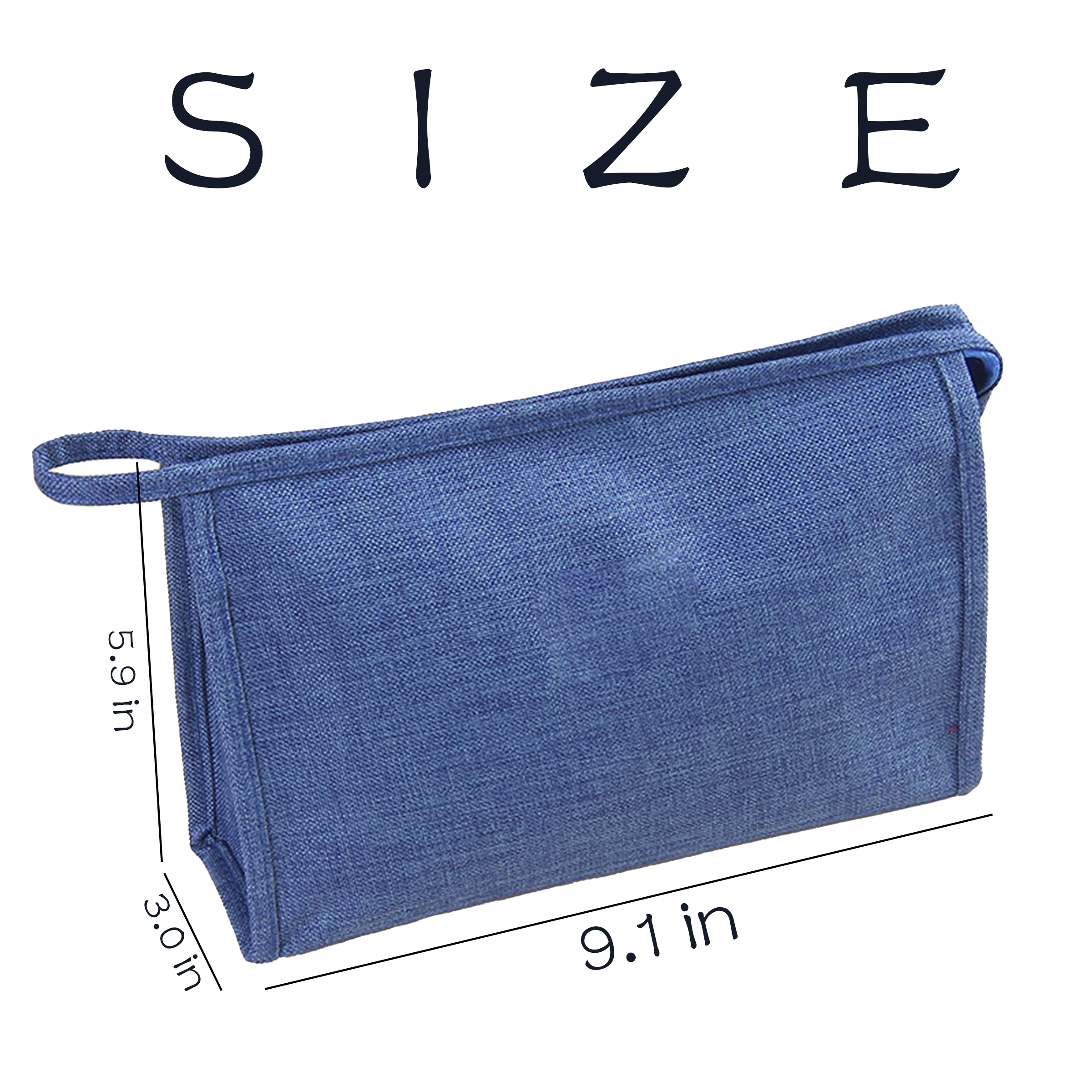 Oxford Portable And Minimalist Hand-Held Makeup Bag 10