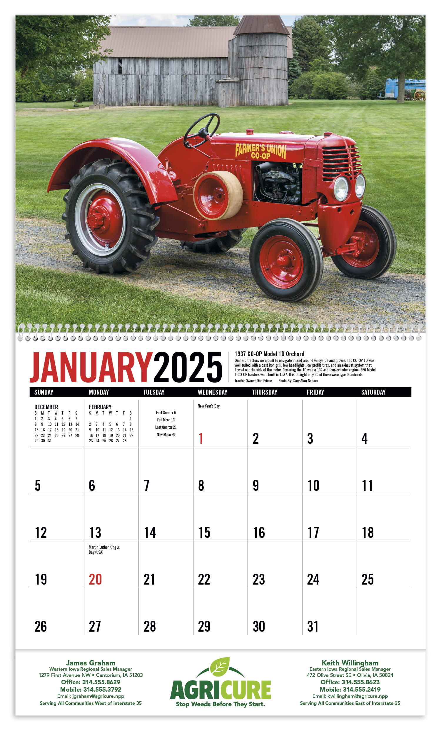 Triumph® Calendars Antique Tractors Calendar 6
