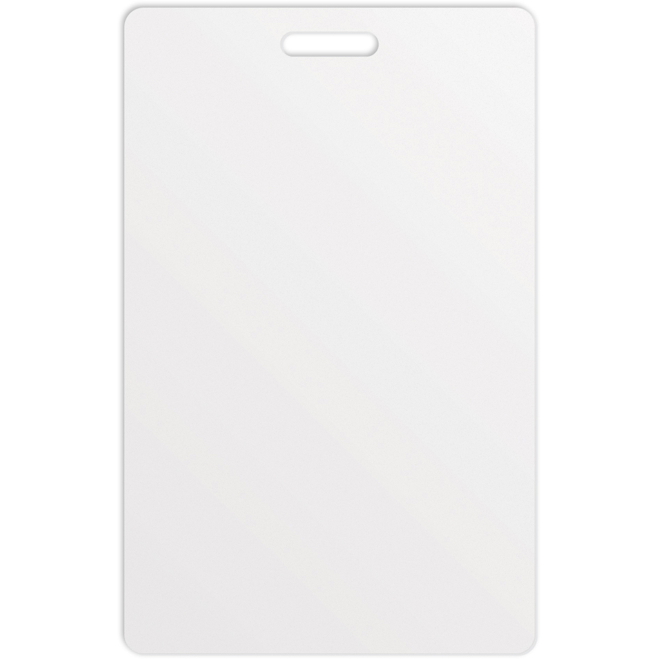 Premium Plastic ID Neck Tags Vertical Style 2.63"x4.13" Full Colour on front, Black on back 2