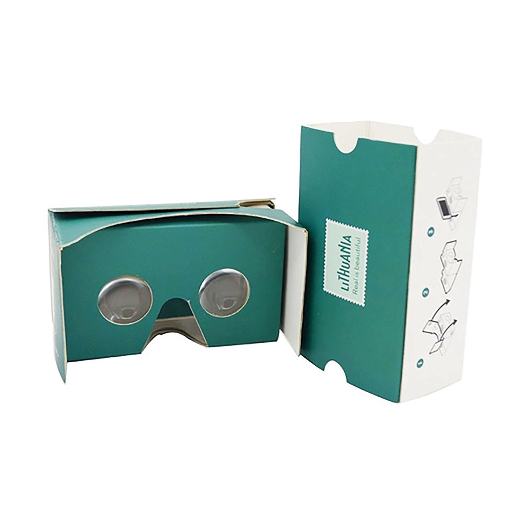 Full color google cardboard 2.0 with strap 7