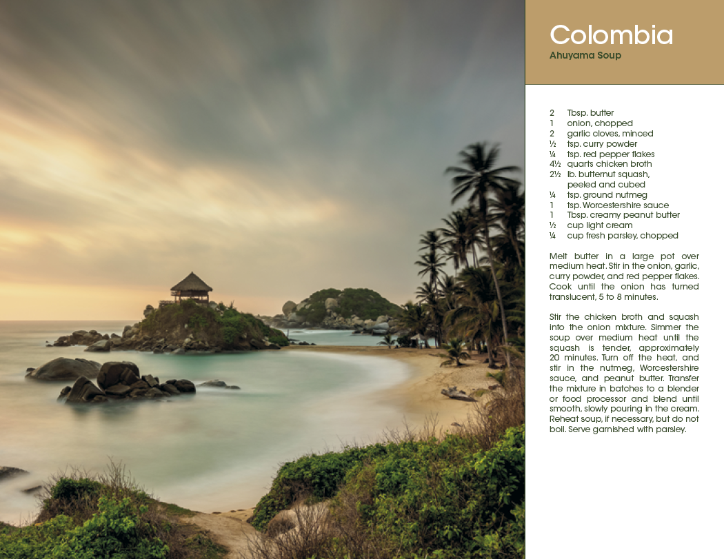 Triumph® Calendars World Scenes with Recipe Calendar 76