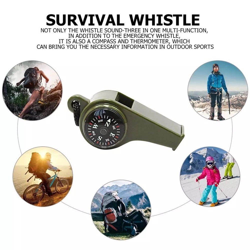 3-In-1 Emergency Survival Whistles 3