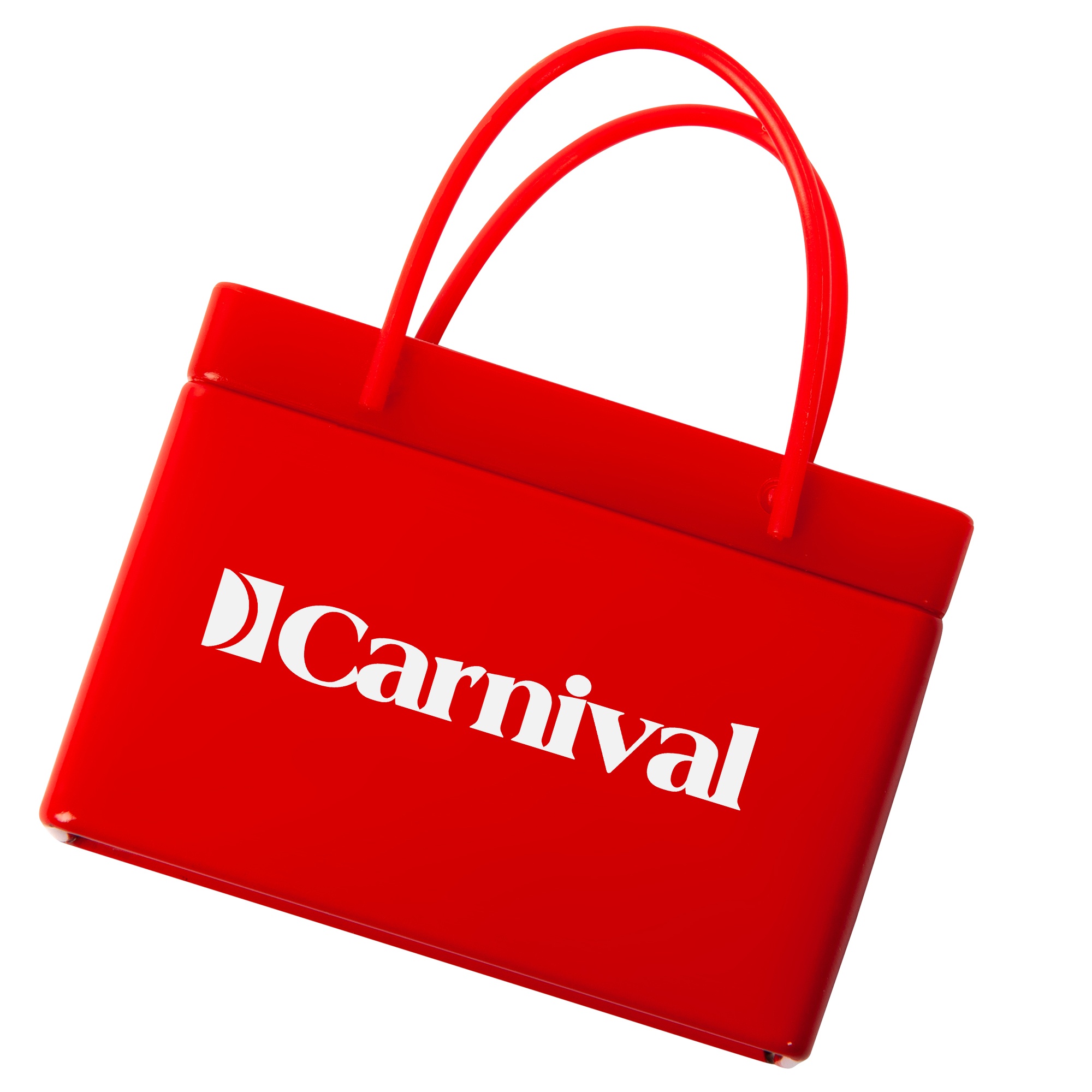Red Shopping Bag Tin 1