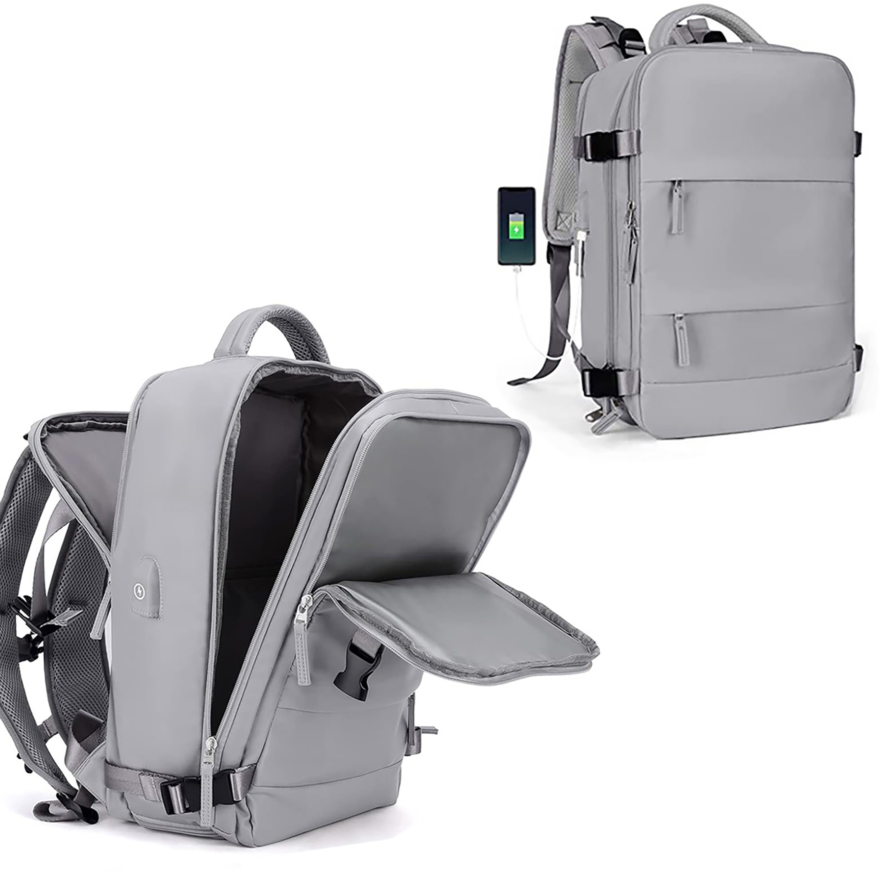 Travel Backpack With USB Charging Port 6