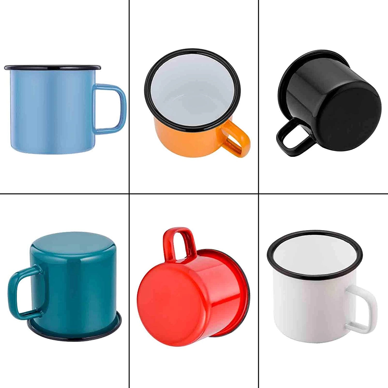 16 oz. Enamel Metal Camper Collection Mug 4